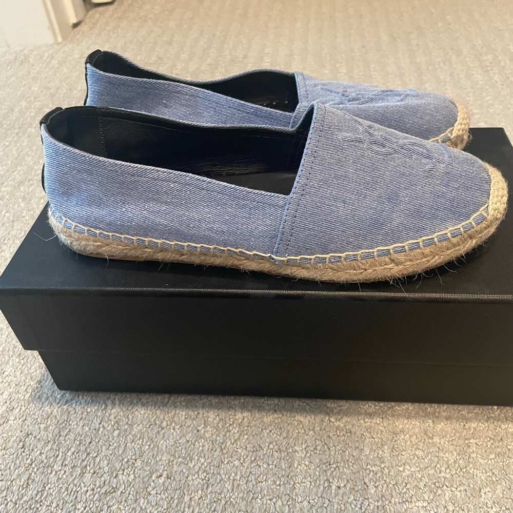 Saint Laurent Denim Espadrille - Picture 5 of 6